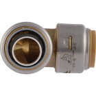 SharkBite 3/4 In. CTS x 3/4 In. Polybutylene 90 Deg. Push-to-Connect Conversion Brass Elbow Image 2