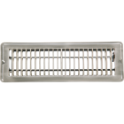 Home Impressions 2-1/4 In. x 12 In. Satin Nickel Steel Floor Register Image 1
