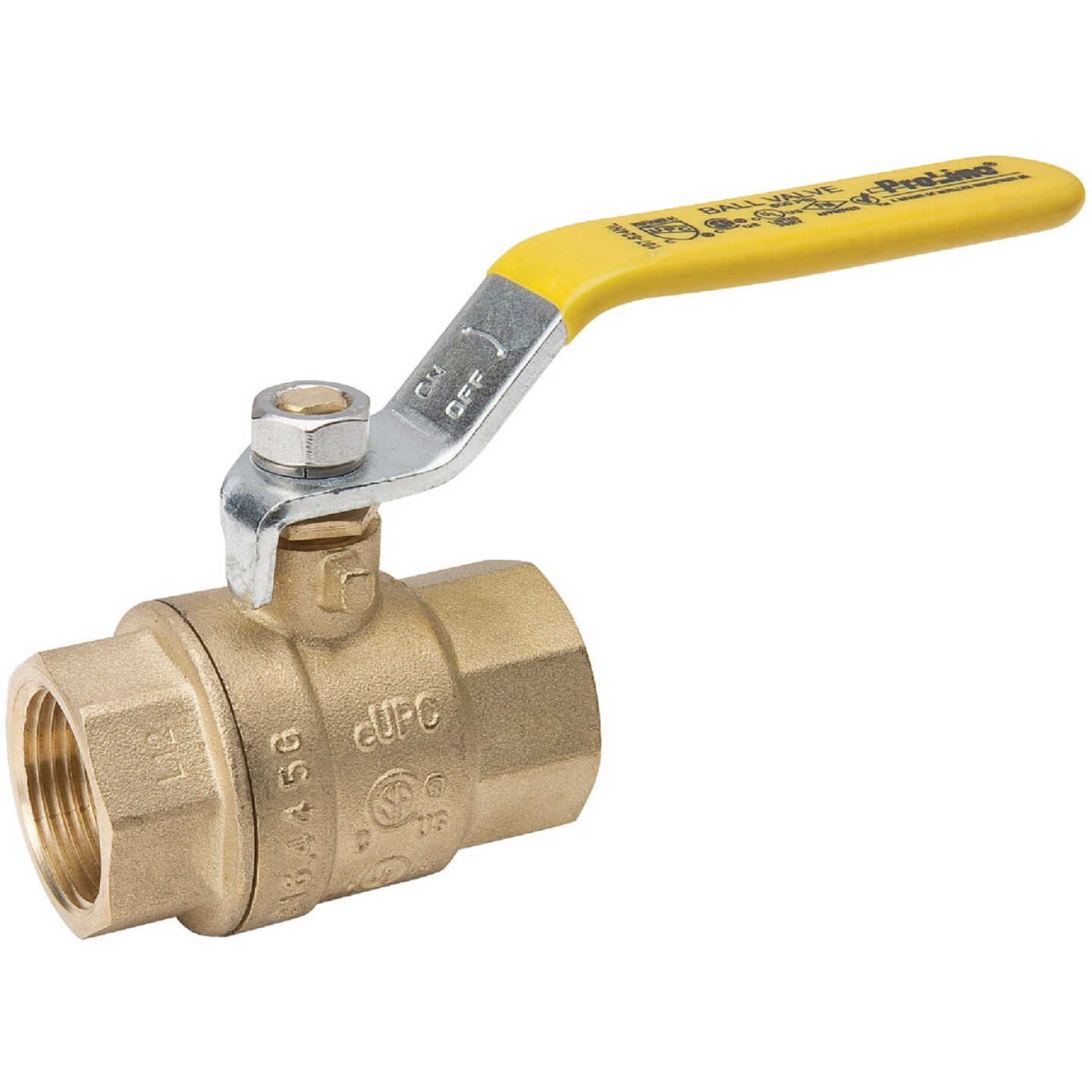 ProLine 1/2 In. FIP x 1/2 In. FIP Brass Tee Handle Ball Valve Image 1