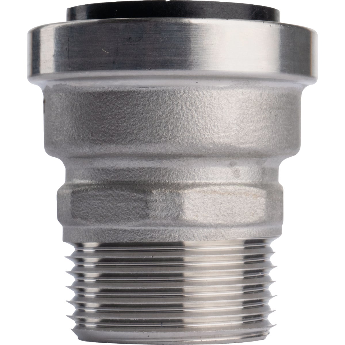 QuickFitting 1 In. Push-to-Connect x 1 In. MNPT Stainless Steel Straight Male Adapter Image 5