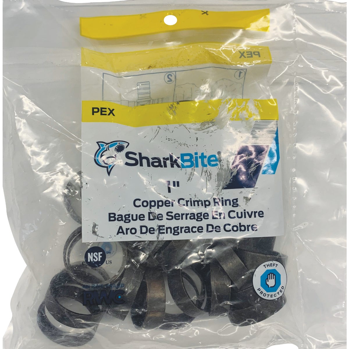 SharkBite 1 In. Copper PEX Crimp Ring (25-Pack) Image 2