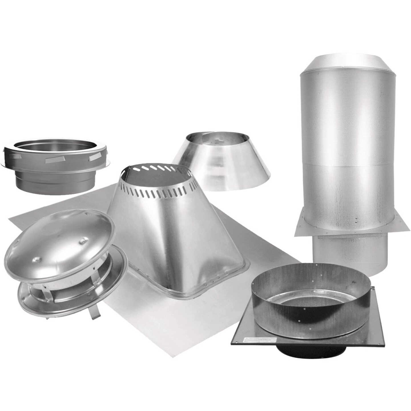 SELKIRK Sure-Temp 6 In. Stainless Steel Flat Ceiling Chimney Support Kit Image 1