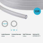 Eastman EZ-Flo 10 Ft. Clear Vinyl Tubing 3/8 In. ID x 1/2 In. OD Image 5