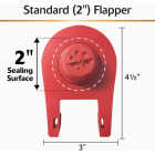 Korky Ultra Universal High Performance Red Flapper Image 4