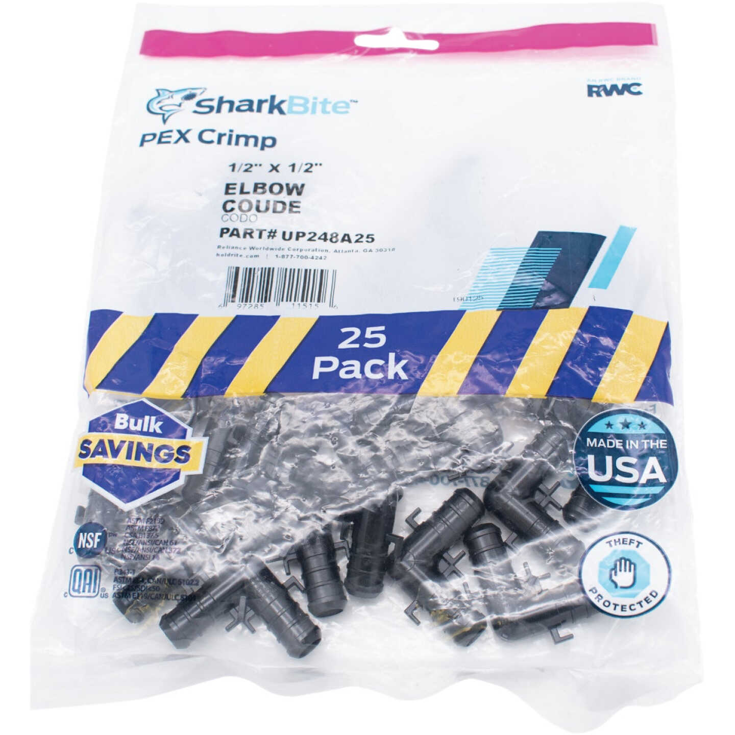 SharkBite PEX-B 1/2 In. Poly Alloy Barb Elbow (25-Pack) Image 2