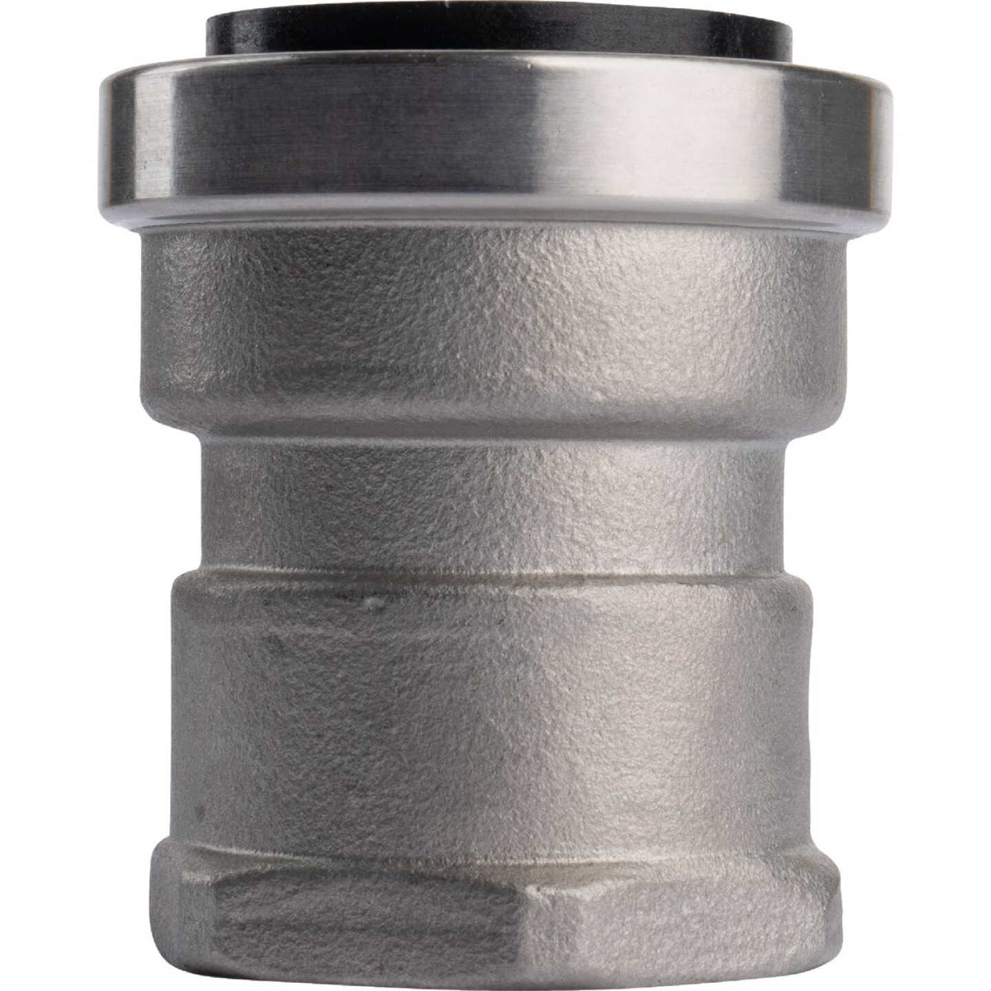 QuickFitting 1 In. Push-to-Connect x 1 In. FNPT Stainless Steel Straight Female Adapter Image 1