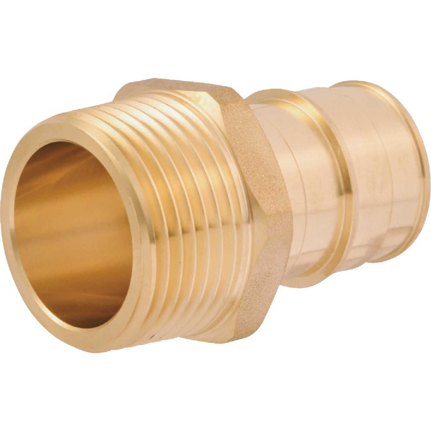 SharkBite PEX-A Brass 1 In. x 1 In. MNPT Adapter Image 1