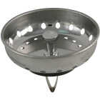 Do it Best Stainless Steel Spring Action Basket Strainer Stopper Image 1