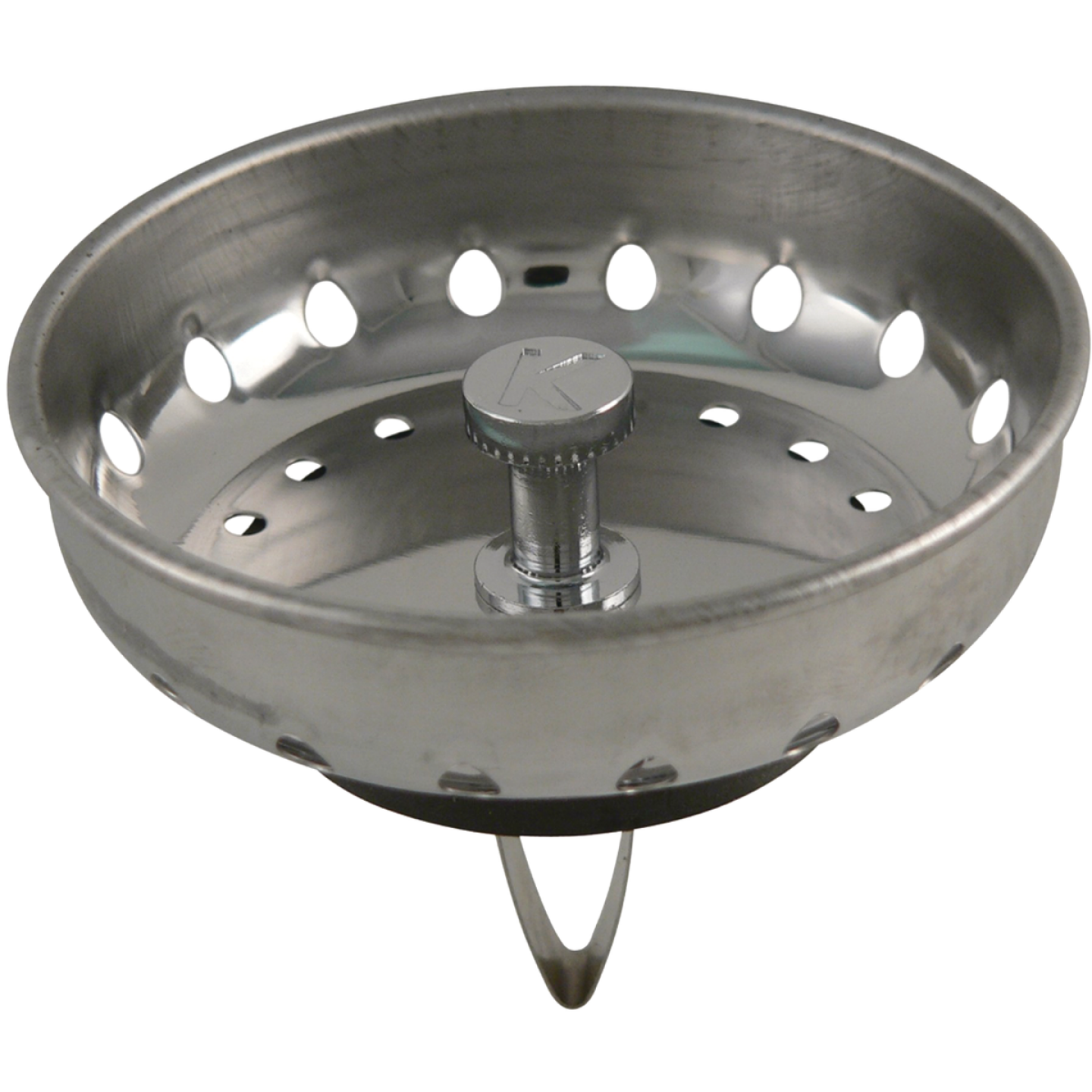 Do it Best Stainless Steel Spring Action Basket Strainer Stopper Image 1