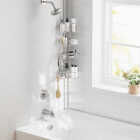 Zenith Zenna Home Metal 12 In. x 97 In. Shower Caddy Image 5