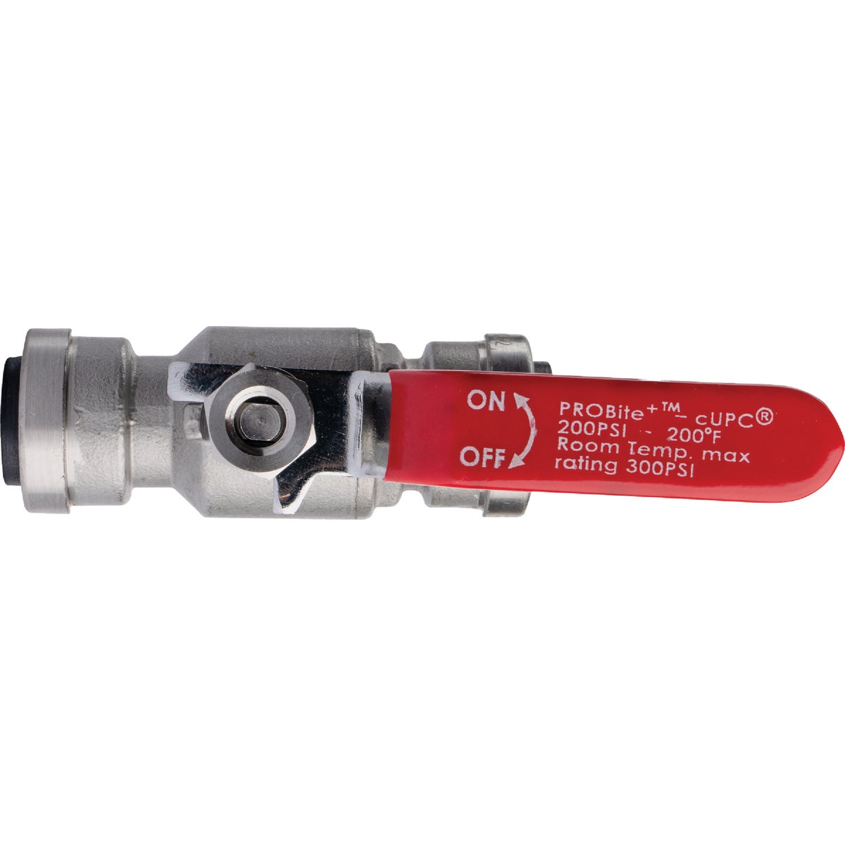 QuickFitting 1/2 In. Push-to-Connect Stainless Steel Full Port Ball Valve Image 6