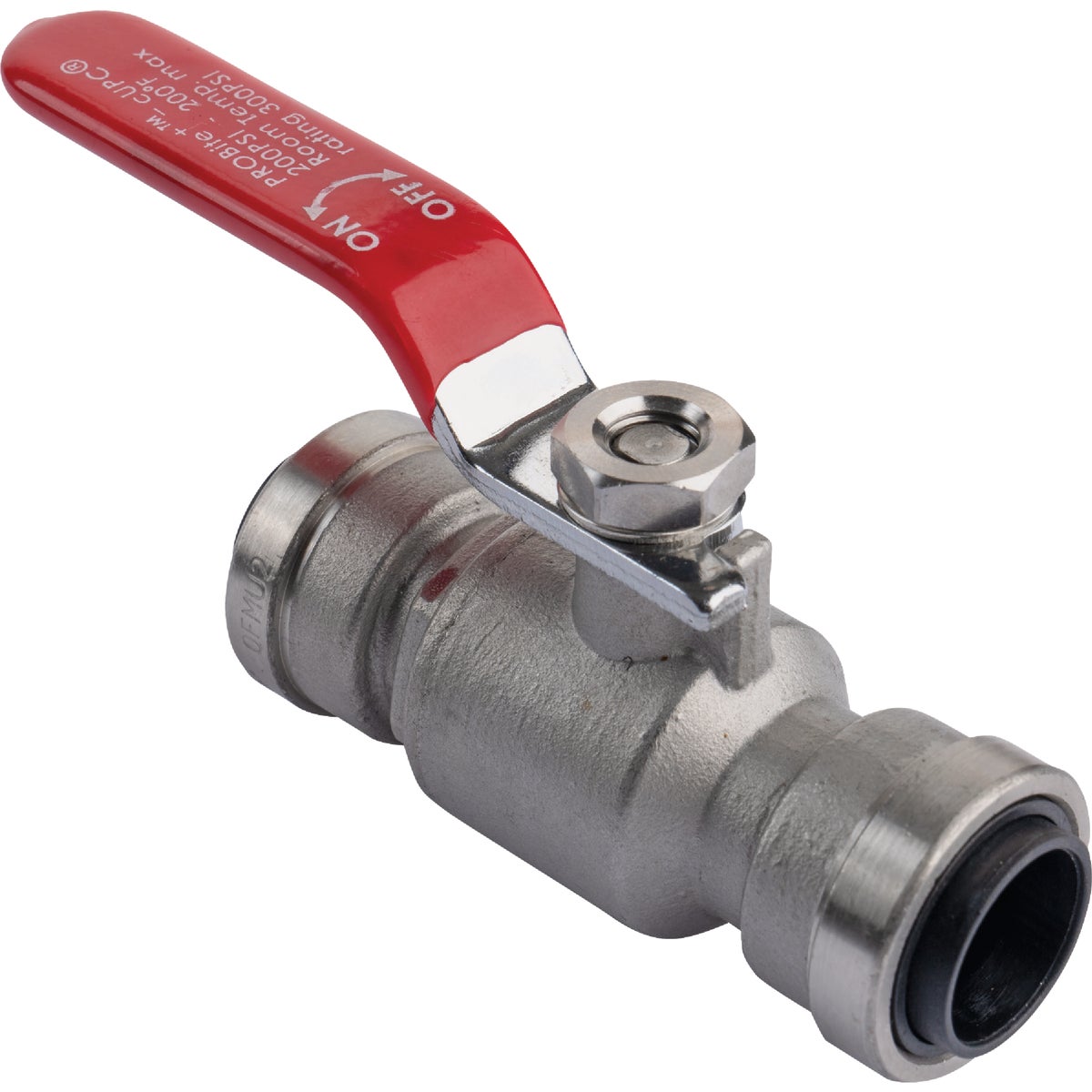 QuickFitting 1/2 In. Push-to-Connect Stainless Steel Full Port Ball Valve Image 7