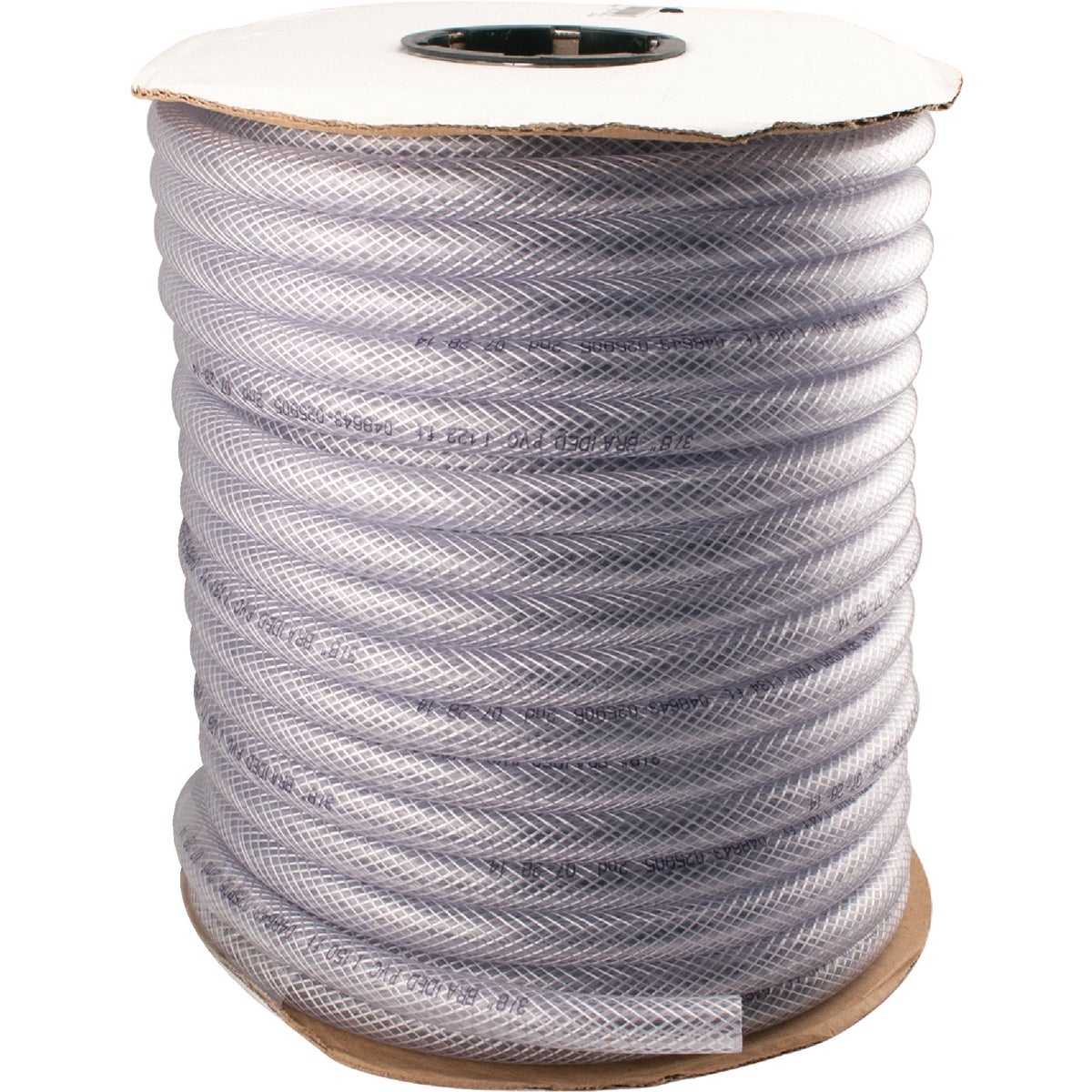 Abbott Rubber 5/8 In. x 3/8 In. x 150 Ft. Clear T12 Braided PVC Tubing