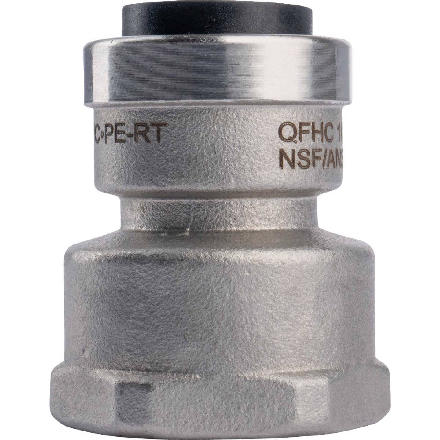 QuickFitting 1/2 In. Push-to-Connect x 3/4 In. FNPT Stainless Steel Reducing Female Adapter Image 1