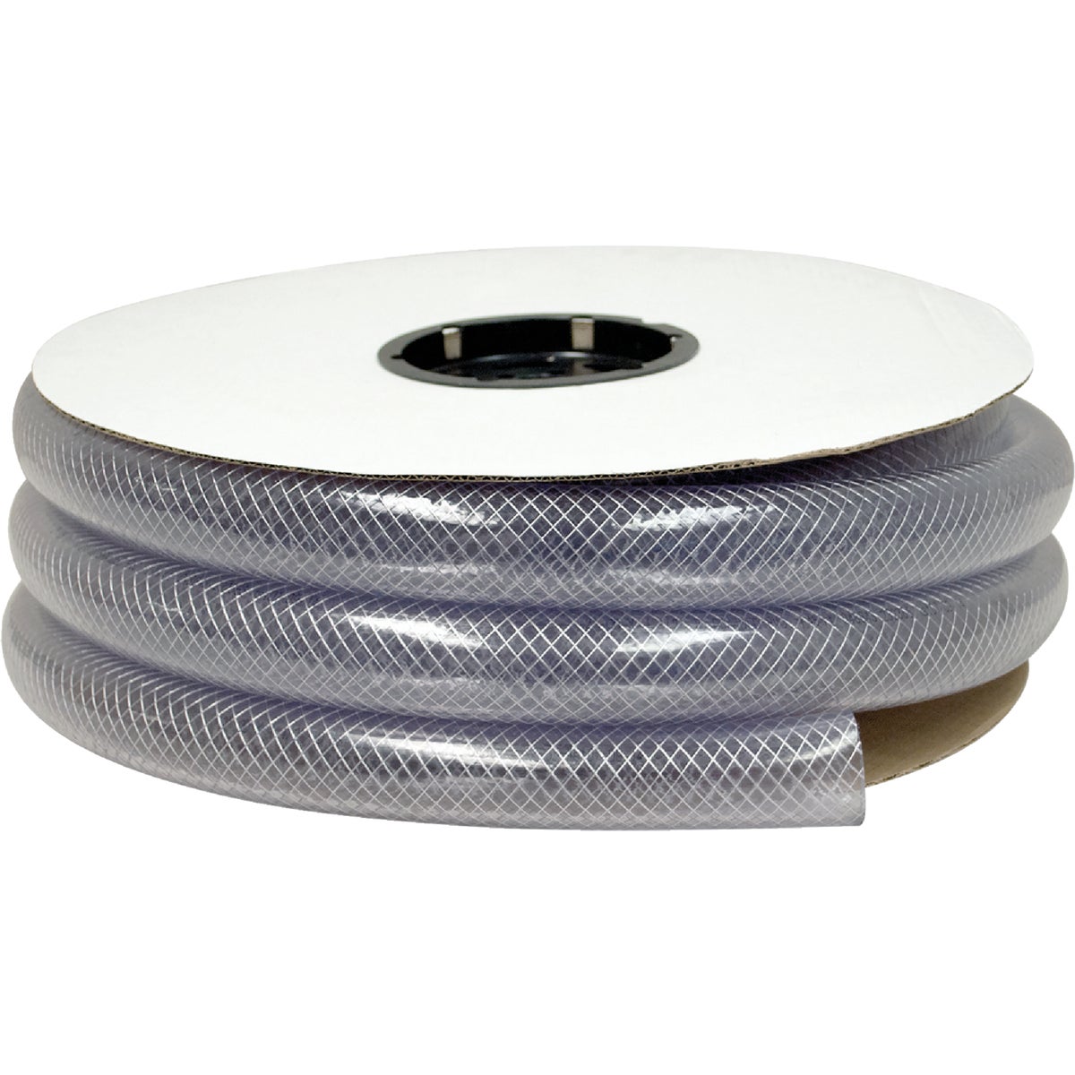 Abbott Rubber 2 In. x 1/2 In. x 50 Ft. Clear T12 Braided PVC Tubing