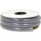 Abbott Rubber 2 In. x 1/2 In. x 50 Ft. Clear T12 Braided PVC Tubing Image 1