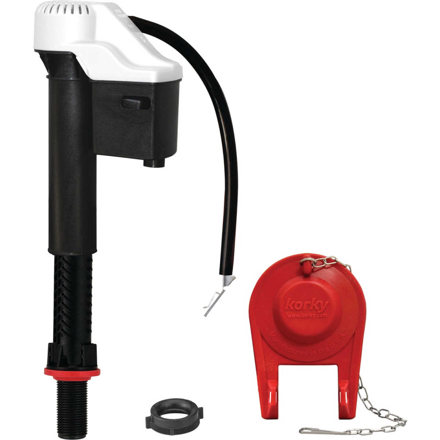 Korky Quietfill Fill Valve and Premium Flapper Kit Image 1
