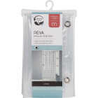 Zenith Zenna Home 54 in W x 72 in H Frosty PEVA Stall Size Shower Curtain Liner Image 1