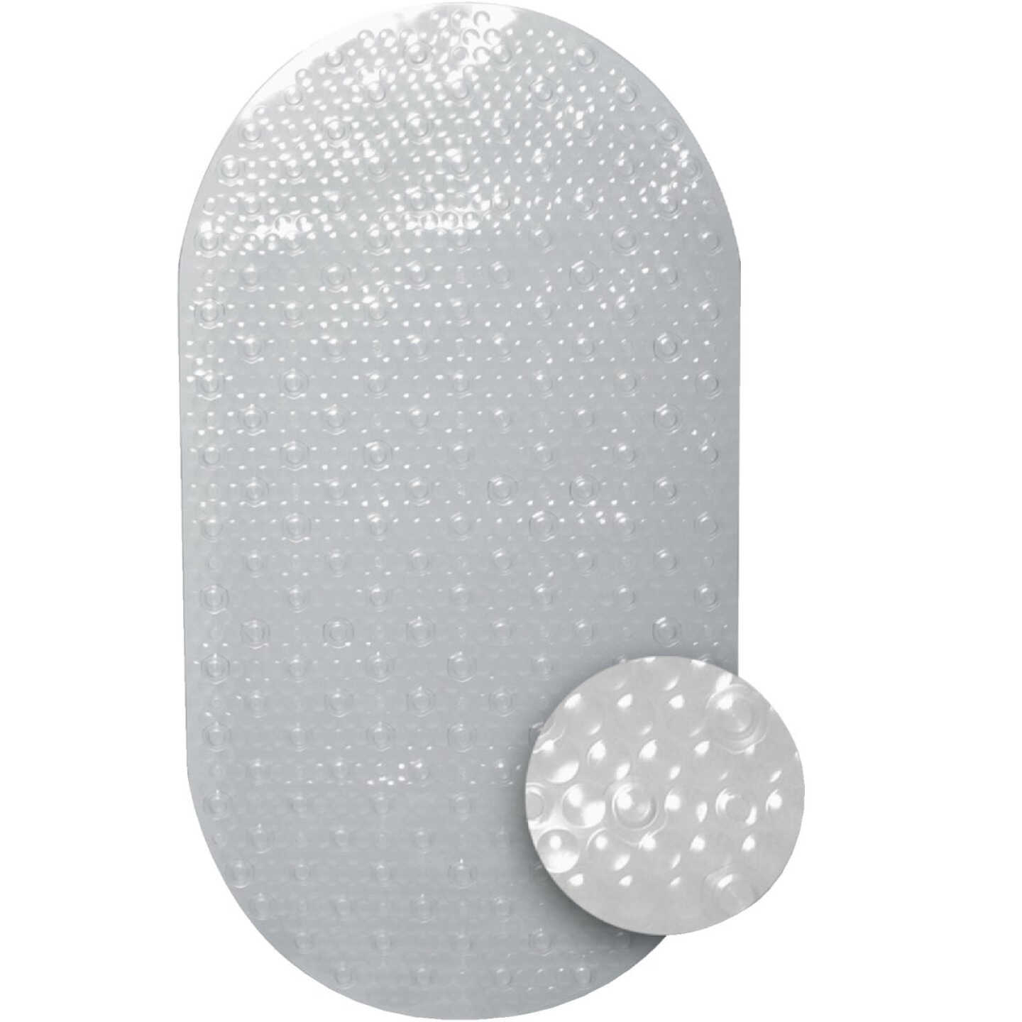 Zenith Zenna Home 15-7/10 In. x 27-1/2 In. Clear Bath Mat Image 1