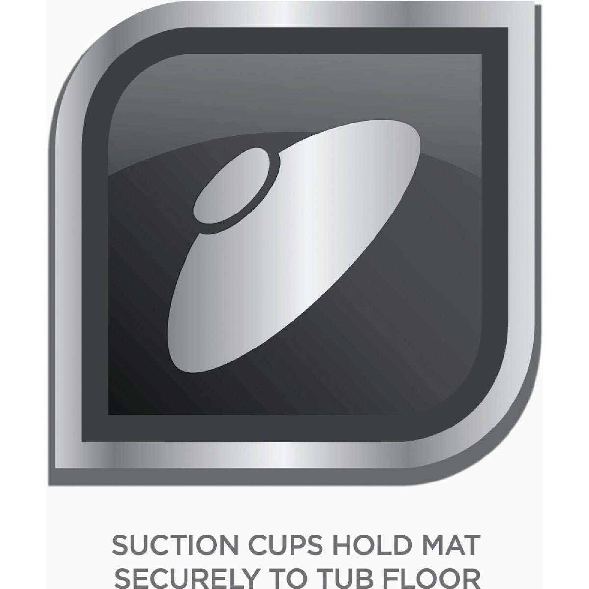 Zenith Zenna Home 15-7/10 In. x 27-1/2 In. Clear Bath Mat Image 3