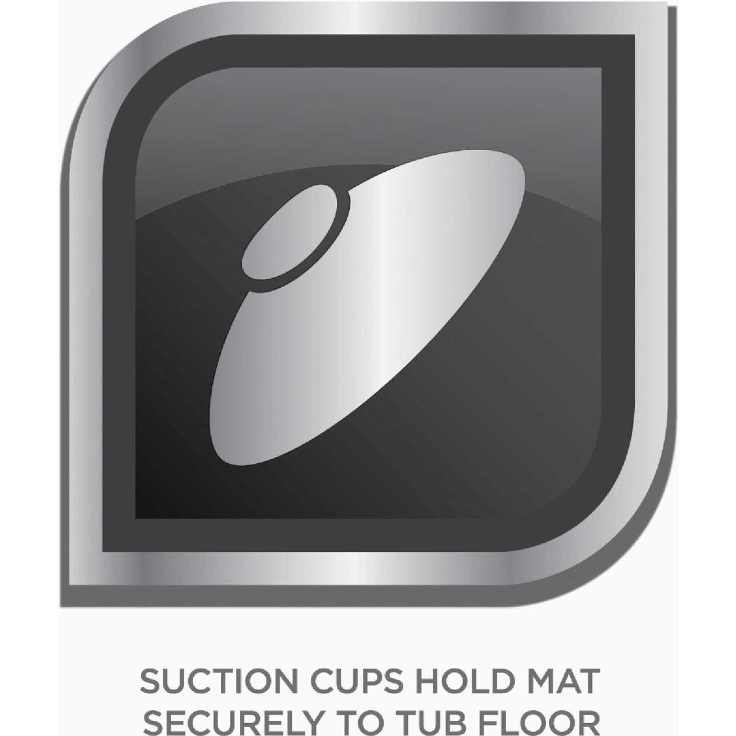 Zenith Zenna Home 15-7/10 In. x 27-1/2 In. Clear Bath Mat Image 3