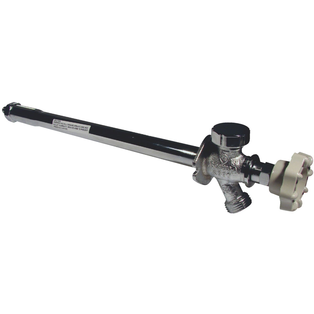 ProLine Chrome Plated Brass 1/2 In. PEX x 3/4 In. MHT 8 In. Frost Free Sillcock Image 1