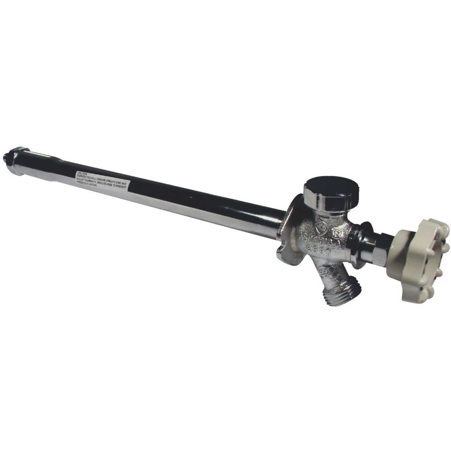 ProLine Chrome Plated Brass 1/2 In. PEX x 3/4 In. MHT 8 In. Frost Free Sillcock Image 1