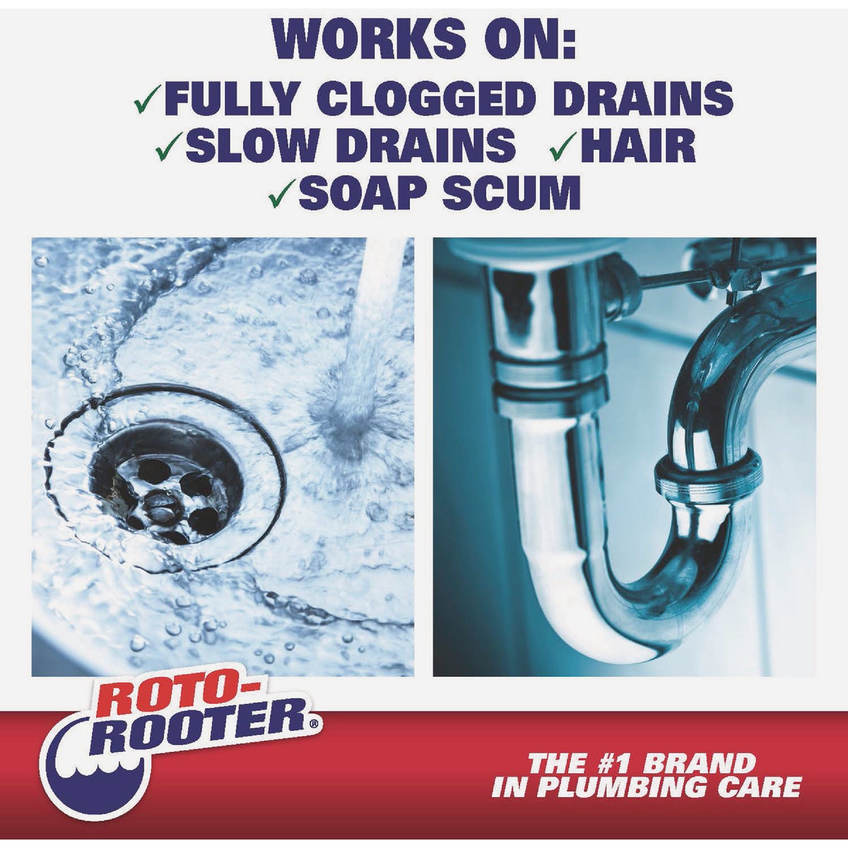 Roto-Rooter 64 Oz. Hair Clog Remover Image 2