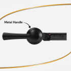 Korky StrongARM Universal Matte Black Tank Lever with Simple Handle Image 5