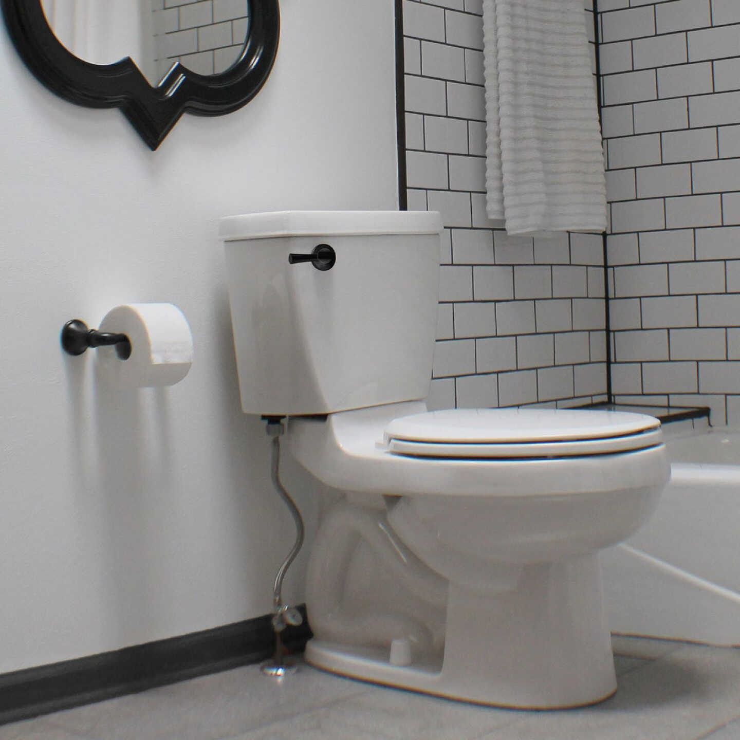 Korky StrongARM Universal Matte Black Tank Lever with Simple Handle Image 5