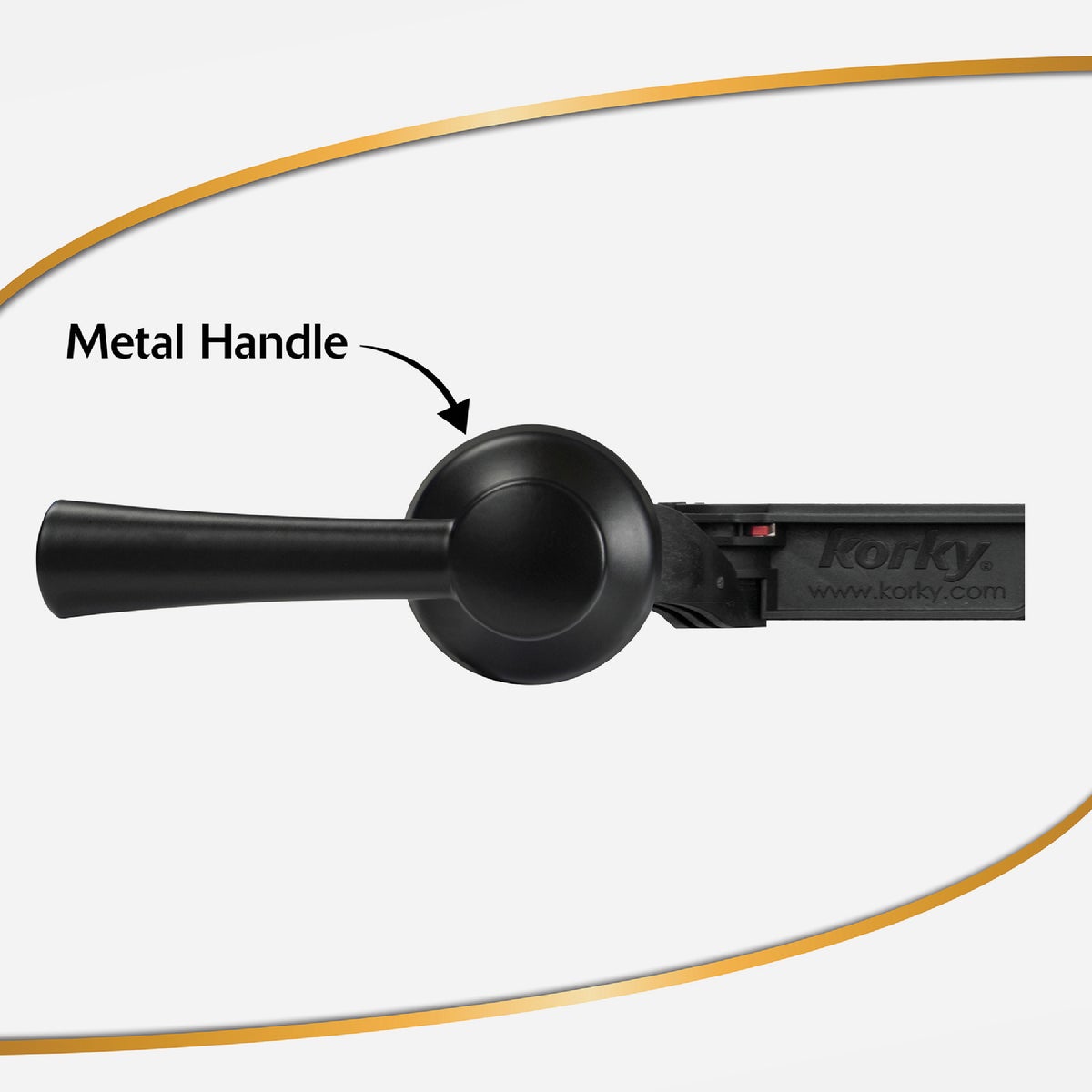 Korky StrongARM Universal Matte Black Tank Lever with Simple Handle Image 2