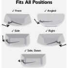 Korky StrongARM Universal Matte Black Tank Lever with Simple Handle Image 4