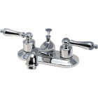 Home Impressions Chrome 2-Handle Lever 4 In. Centerset Bathroom Faucet with Pop-Up Image 1