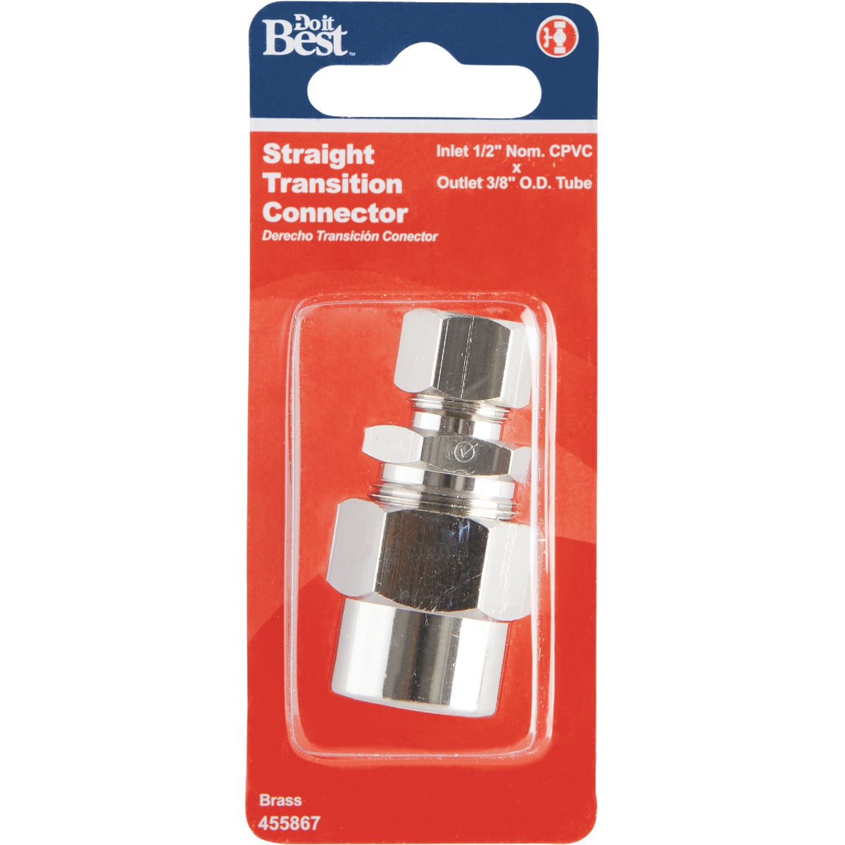 Do it Best 1/2 In. ID x 3/8 In. OD Transition Coupling Image 2