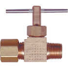 Do it Best 1/8 In. MIP x 1/4 In.OD Brass Straight Tap Valve Image 1