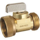 dahl Female Swivel Hose x Male Hose Straight Rough Brass Hose-Mate Valve Image 1