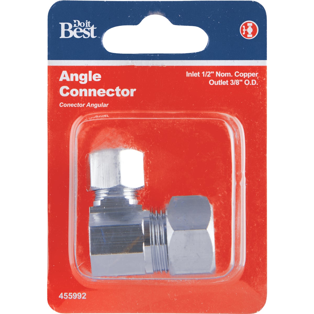 Do it Best 5/8 In. OD X 3/8 In. OD Angle Connector Image 2