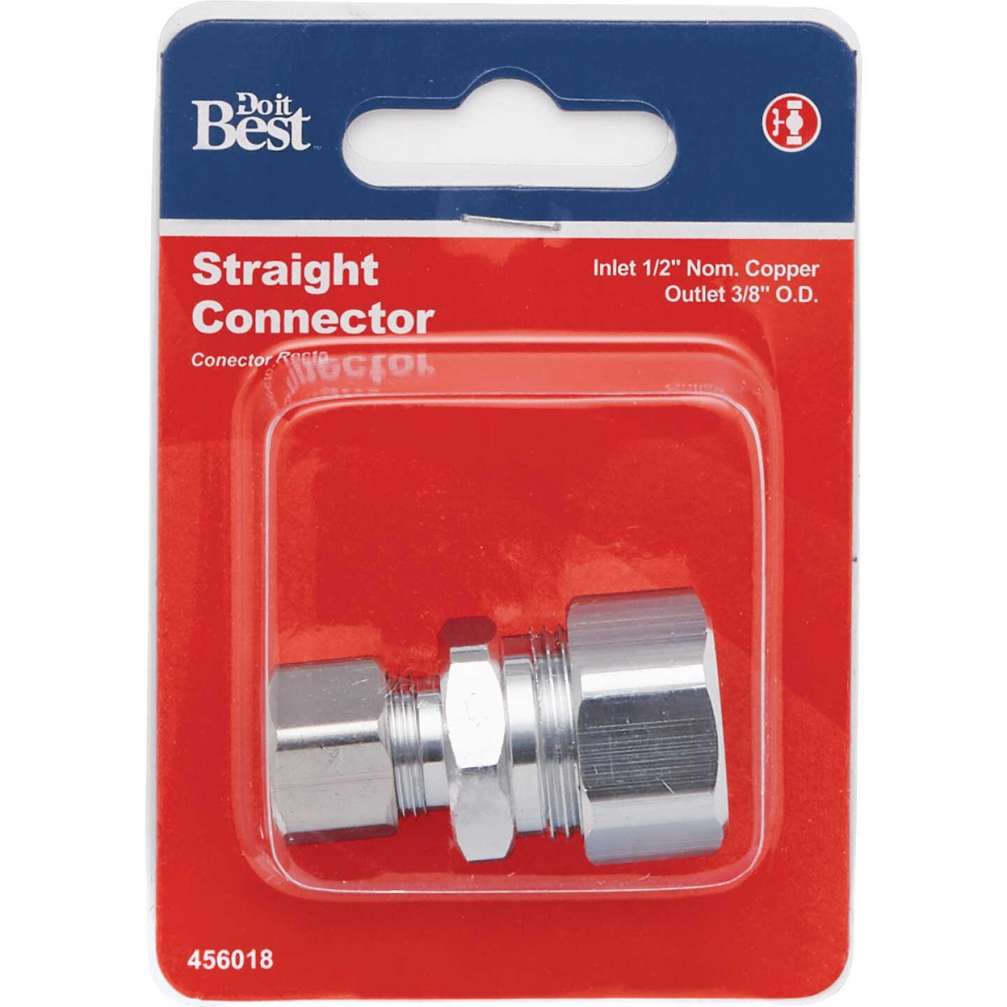 Do it Best 1/2 In. Nom Copper x 3/8 In. OD Union Image 2