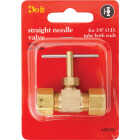 Do it Best 3/8 In. Tube x 3/8 In. Tube Brass Straight Needle Valve Image 2
