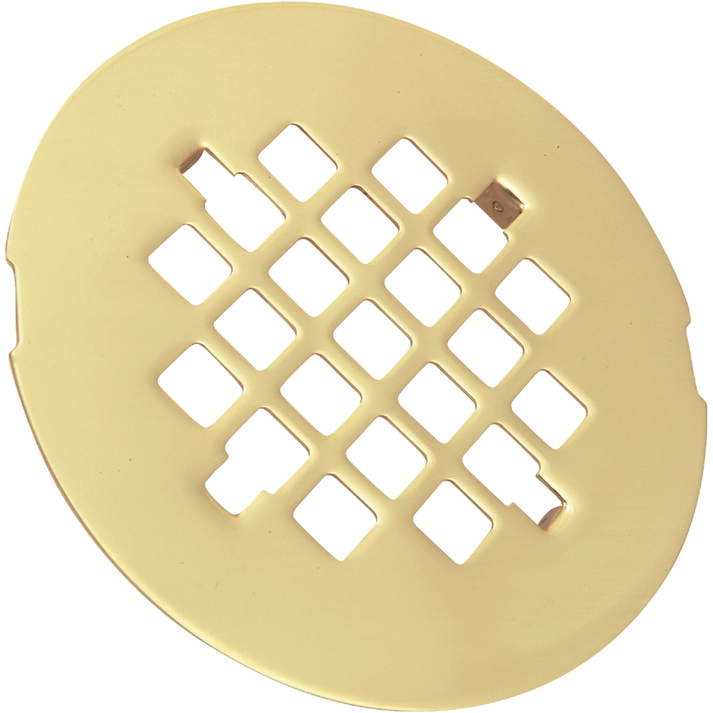 Do it 4-1/4 In. Polished Brass Snap-In Shower Drain Strainer Image 1
