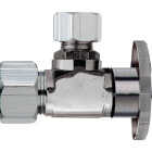 Do it Best 5/8 In. OD x 1/4 In. OD Quarter Turn Angle Valve Image 1