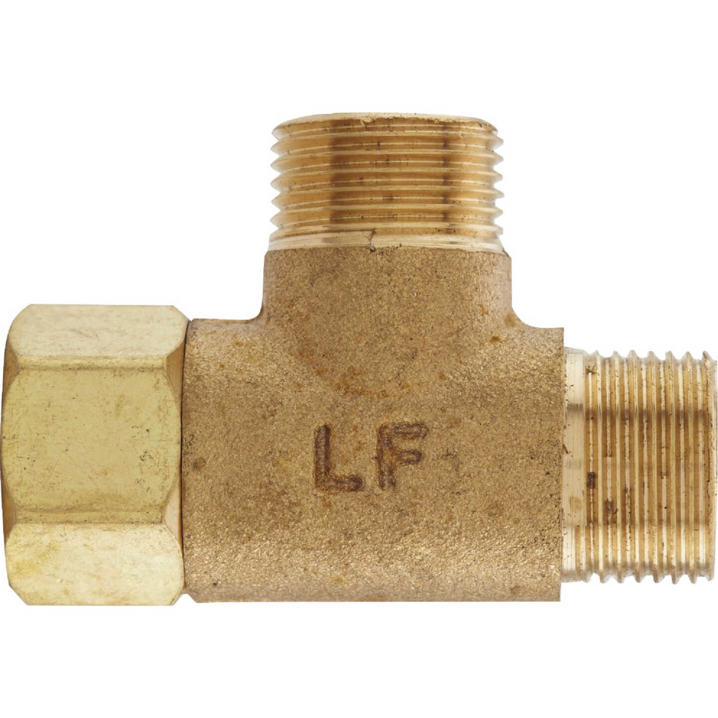 Do it Best 3/8 In. OD Fem x 3/8 In. OD x 3/8 In. OD Brass Extender Tee Image 1