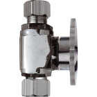 Do it Best 3/8 In. C X 3/8 In. OD Chrome Plated Brass Stop Valve Image 1