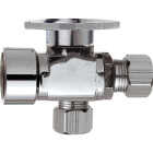 Do it Best 1/2 In. FIP x 3/8 In. OD x 3/8 In. OD Quarter Turn Angle Valve Image 1