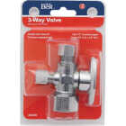Do it Best 5/8 In. OD x 3/8 In. OD x 1/4 In. OD Quarter Turn Angle Valve Image 2