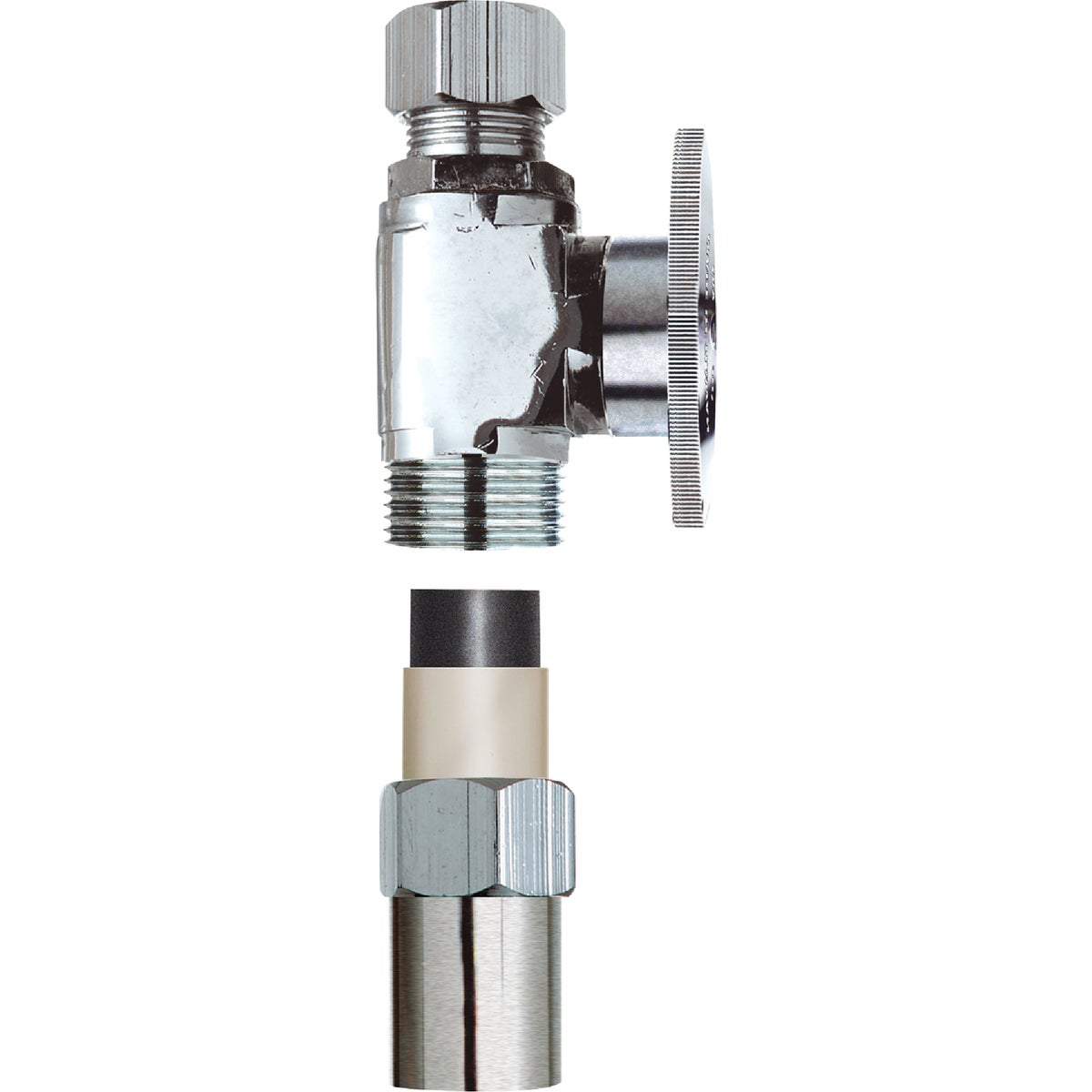 Do it Best 1/2 In. CPVC x 3/8 In. Compression Quarter Turn Straight Valve