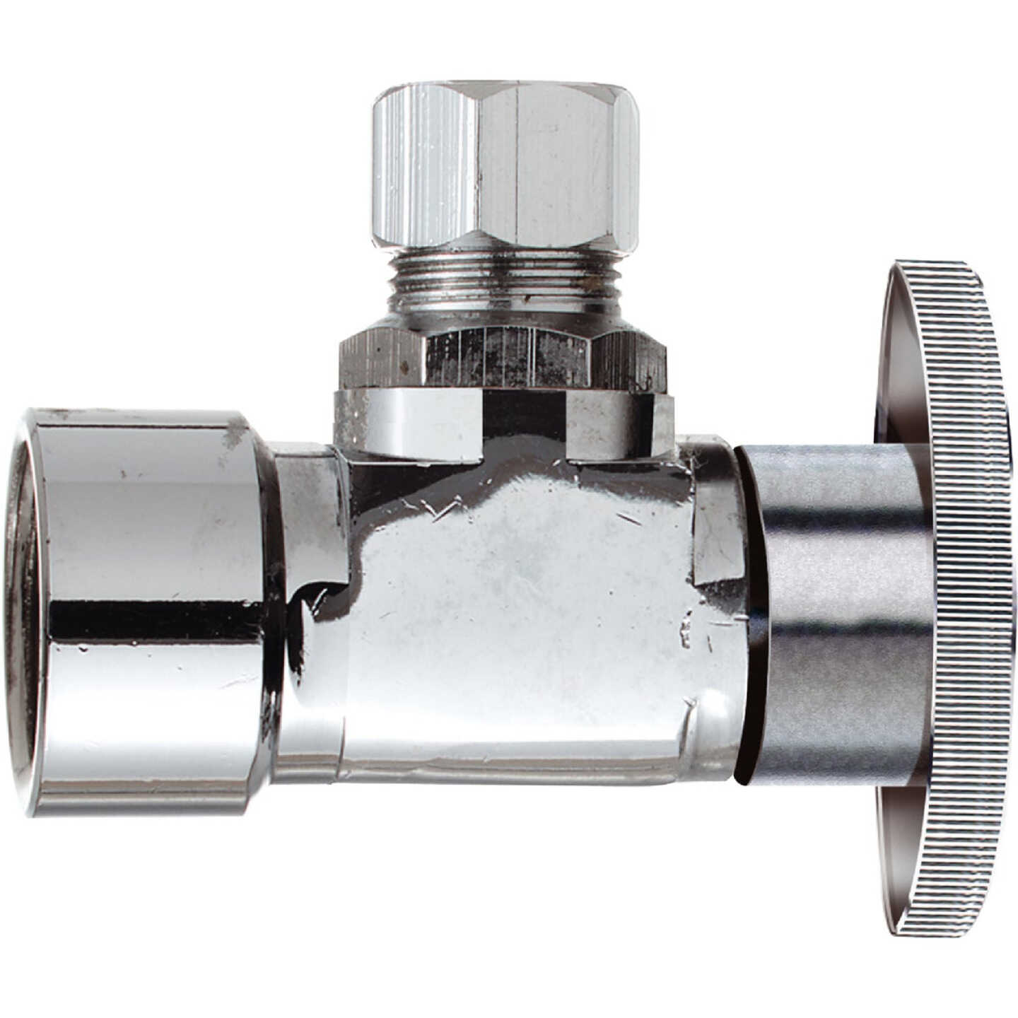 Do it Best 1/2 In. FIP x 1/2 In. OD Quarter Turn Angle Valve Image 1