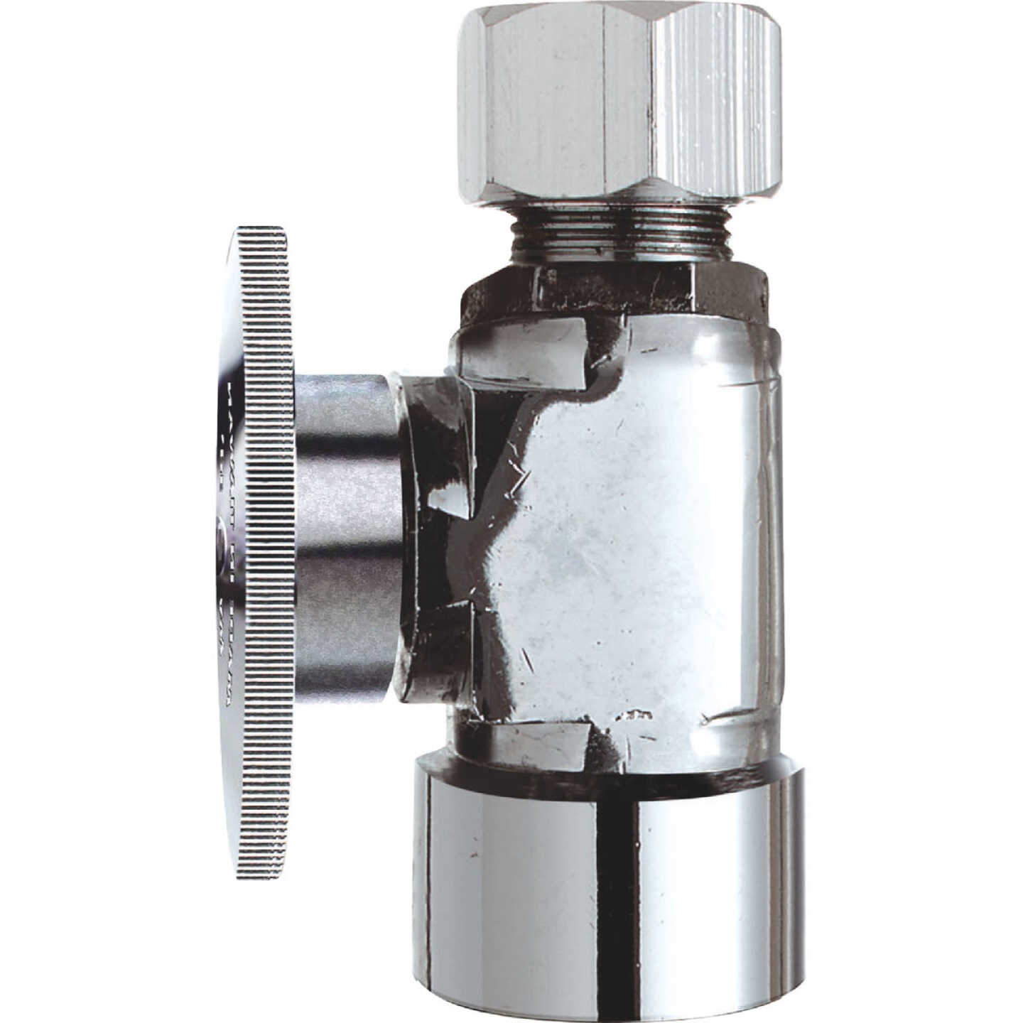 Do it Best 1/2 In. FIP x 3/8 In. OD Quarter Turn Straight Valve Image 1