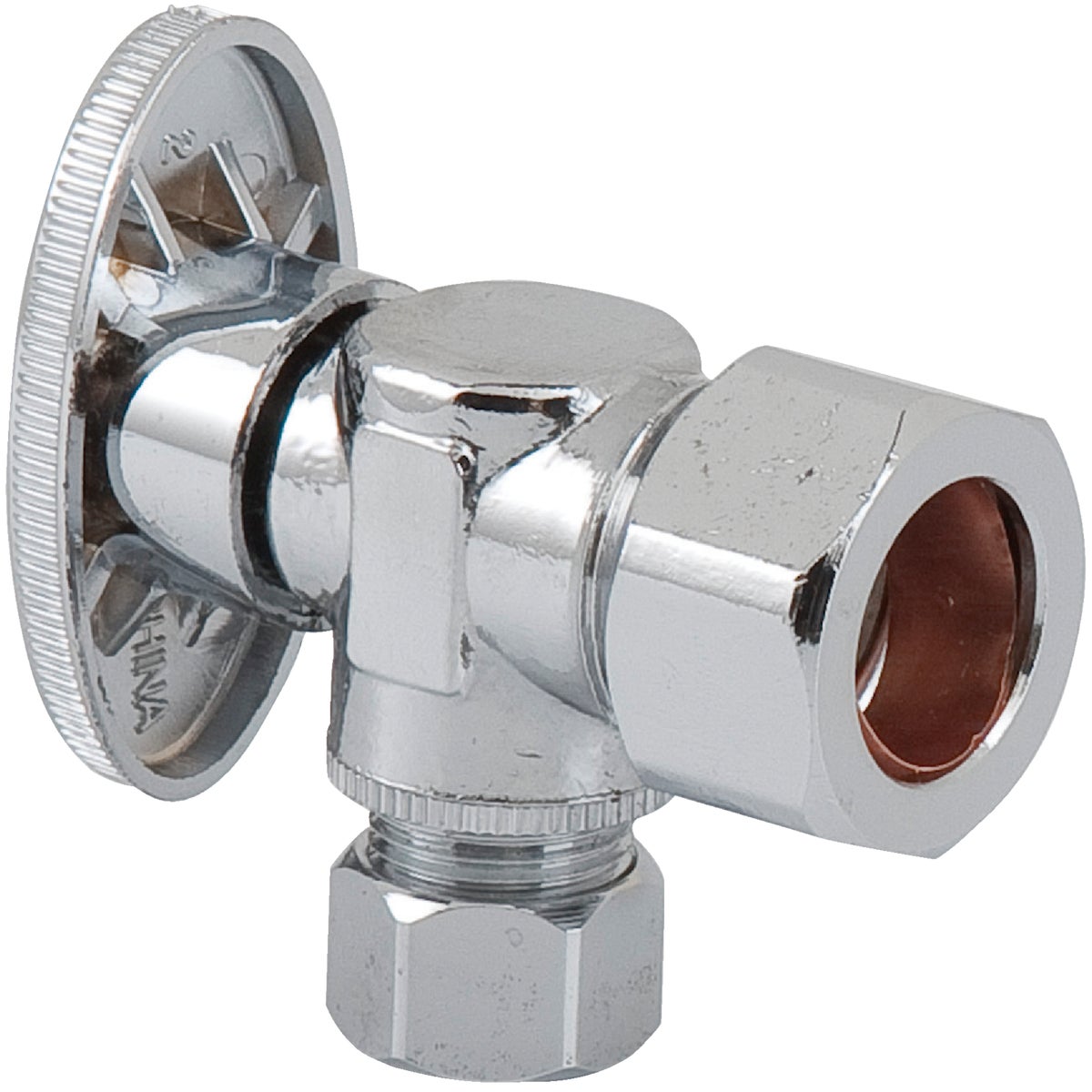 Do it Best 5/8 In. OD x 3/8 In. OD Quarter Turn Angle Valve Image 3