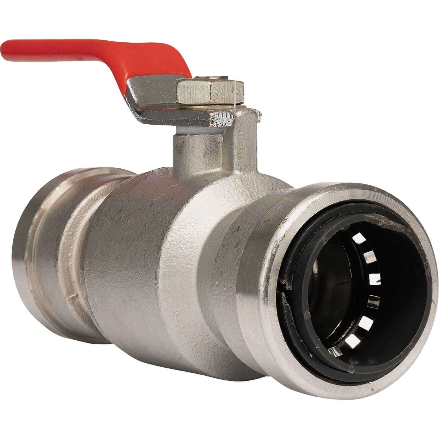 QuickFitting 3/4 In. Push-to-Connect Stainless Steel Full Port Ball Valve Image 1
